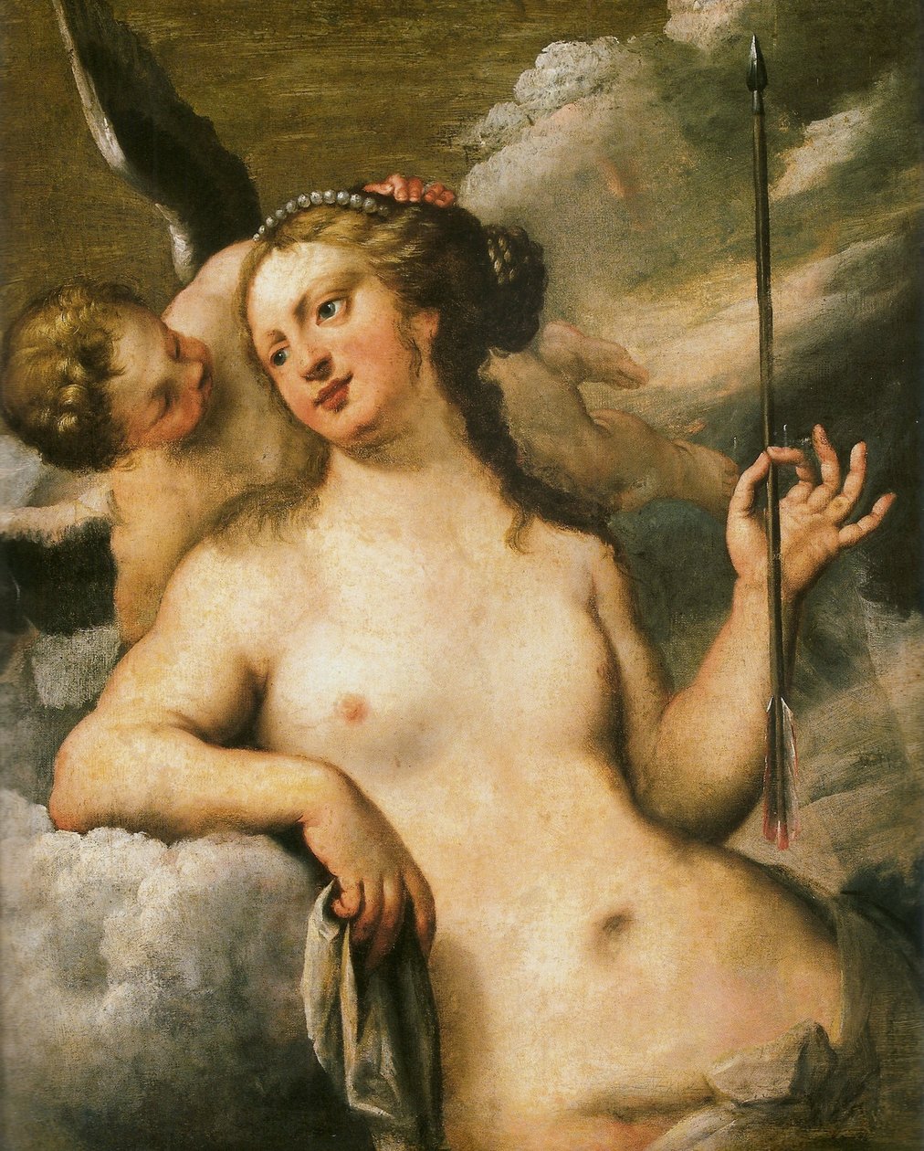 Venus disarming Cupid av Marco Liberi