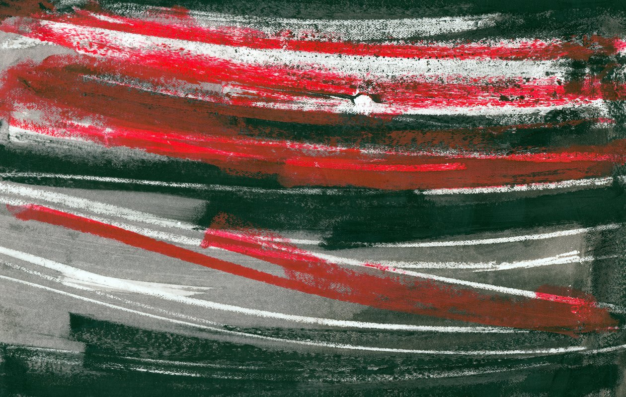 Storm i rött, 2017 (blandteknik) av Marco Campedelli