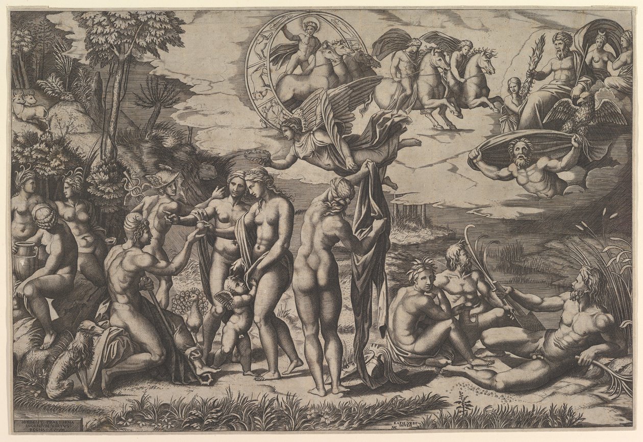 Domen i Paris, 1515-27. av Marco Dente