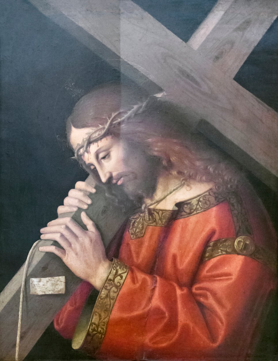 Jesus bär korset av Marco Palmezzano