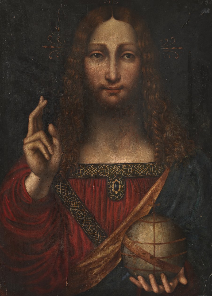 Världens frälsare, c.1510-25 av Marco d Oggiono