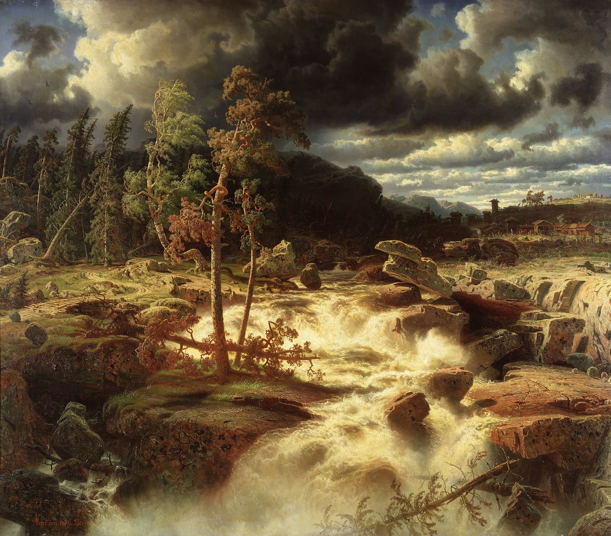 Waterfall in Småland av Marcus Larson