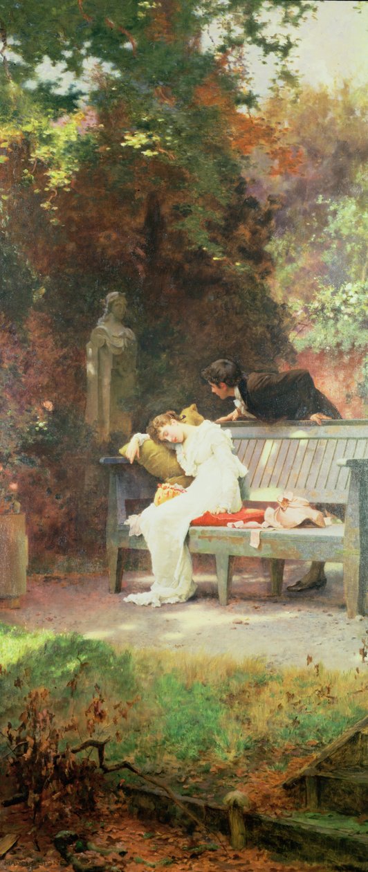 A Stolen Kiss, 1894 av Marcus Stone