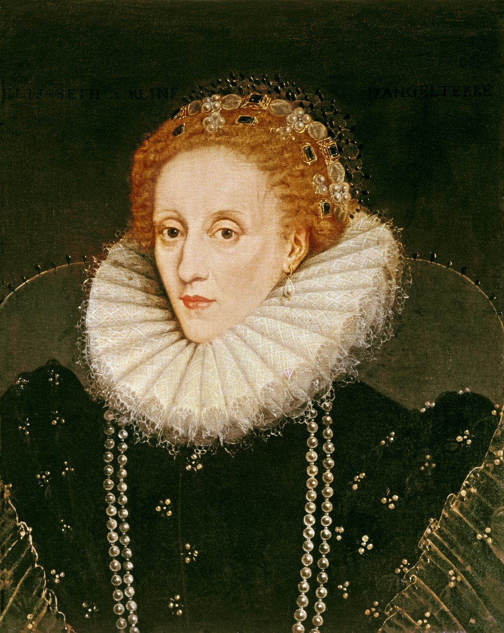 Porträtt av drottning Elizabeth I (1533-1603) av Marcus Garret Gheeraerts the Younger