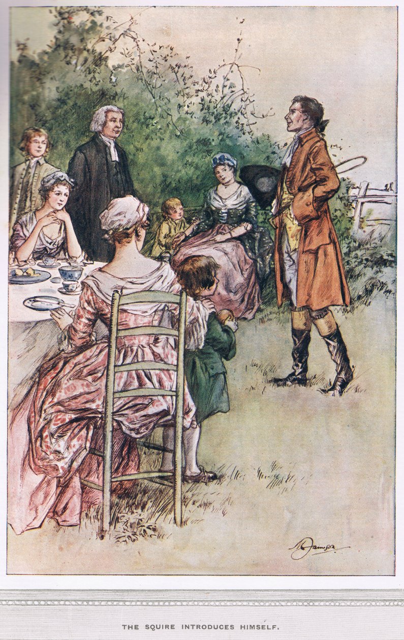 The Squire presenterar sig själv, illustration från 