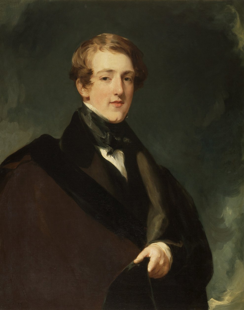 The 2nd Lord de Tabley in Academic Robes, 1832 av Margaret Sarah Carpenter
