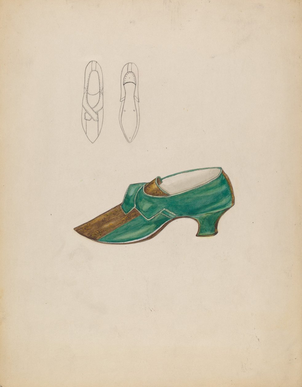 Tofflor, c. 1936. av Margaret Concha