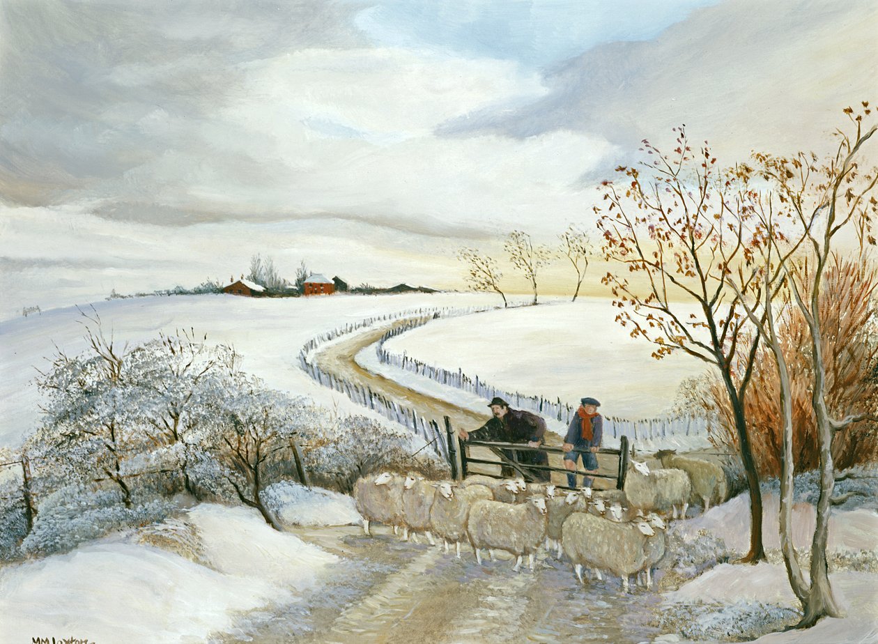 Vid grinden till gården av Margaret Loxton