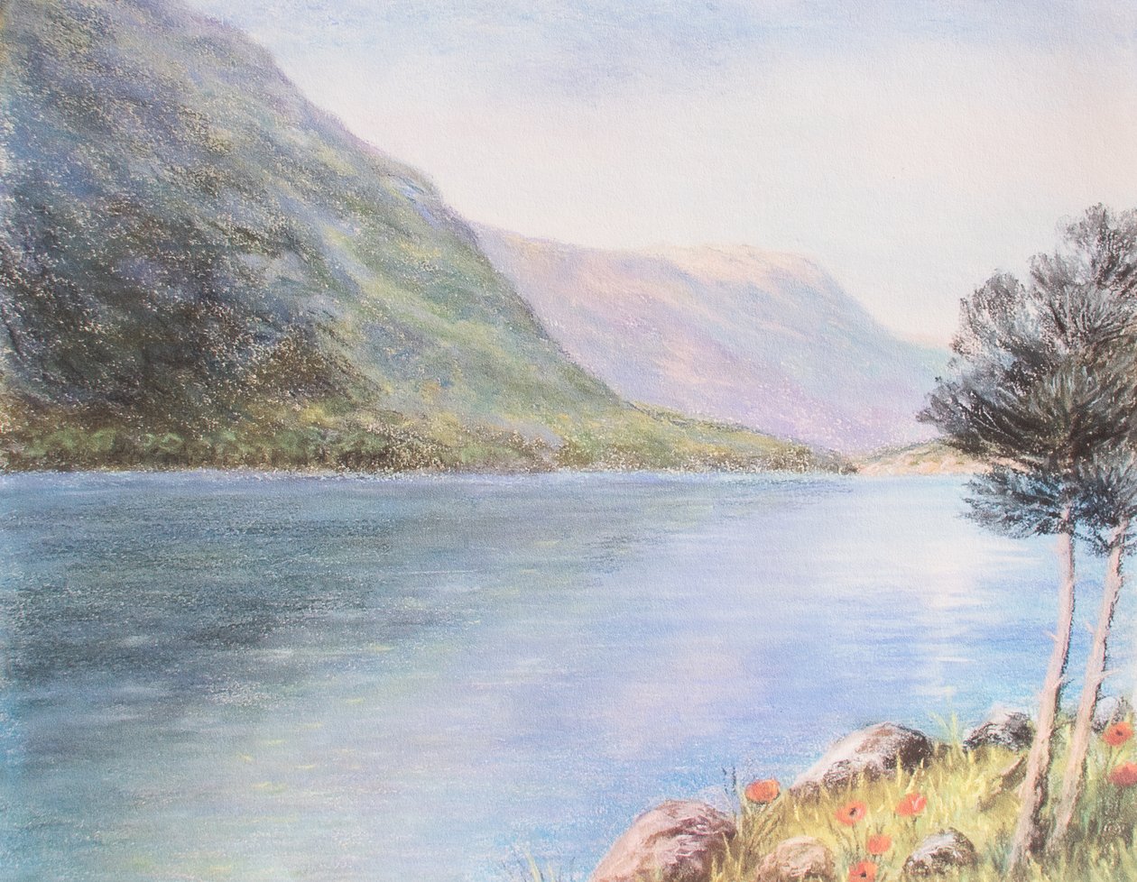 Lake District, 2000 (pastell) av Margo Starkey