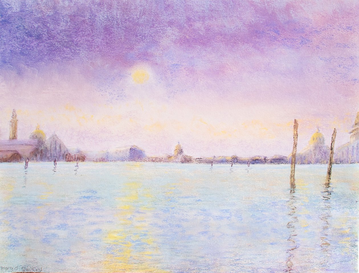 Venedig, 1995 (pastel)sverige av Margo Starkey