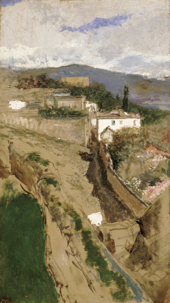 Granada Landscape av Marià Fortuny
