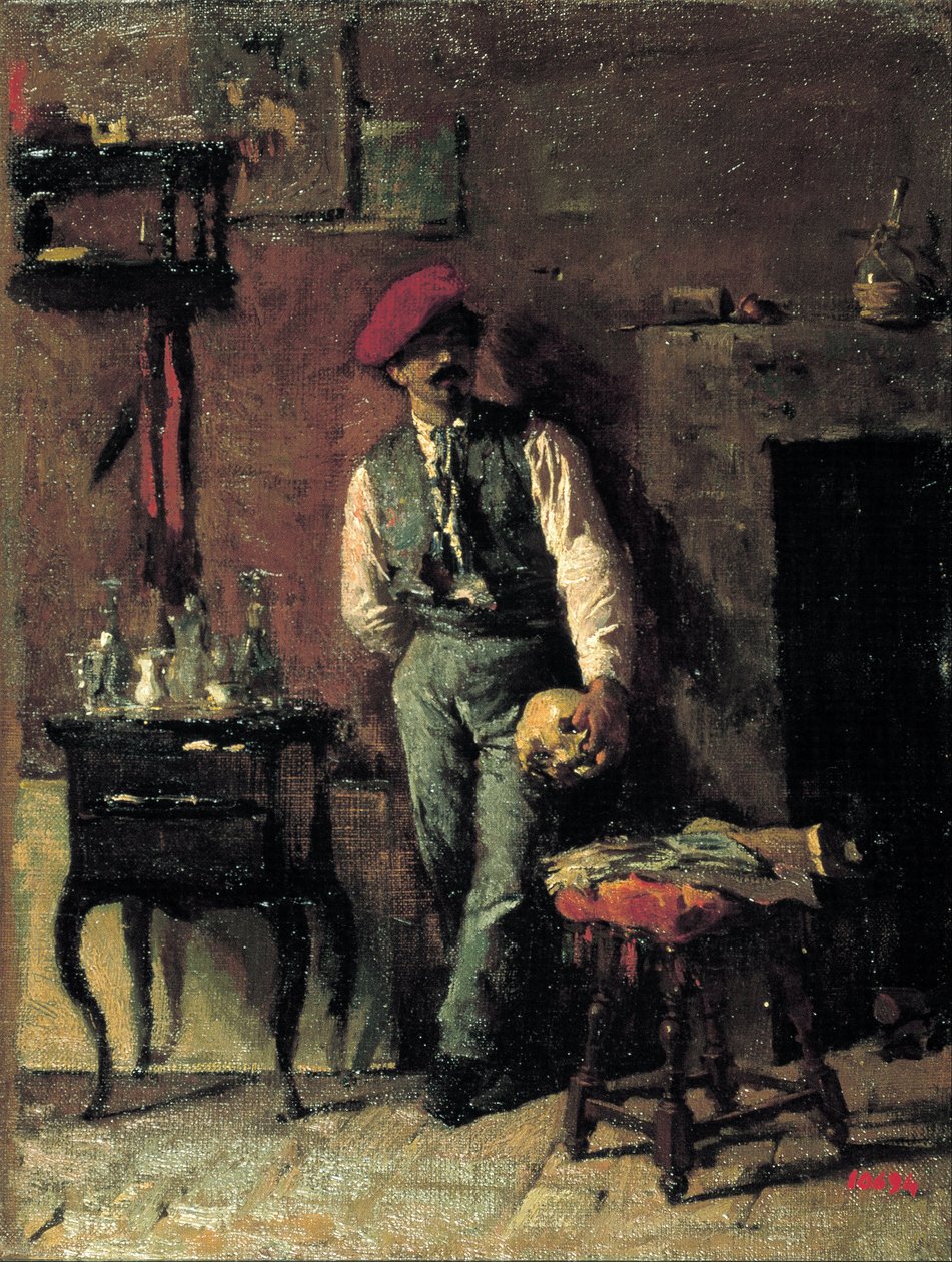 Portrait of the Painter Joaquim Agrassot av Marià Fortuny