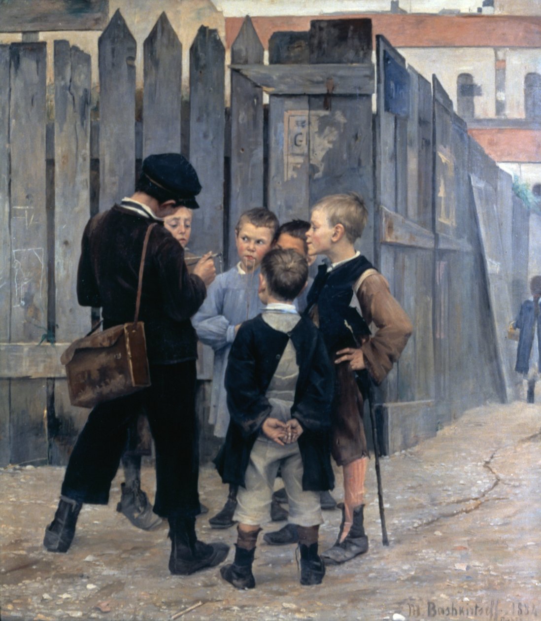 "Mötet", 1884 av Maria Konstantinowka Bashkirtseff