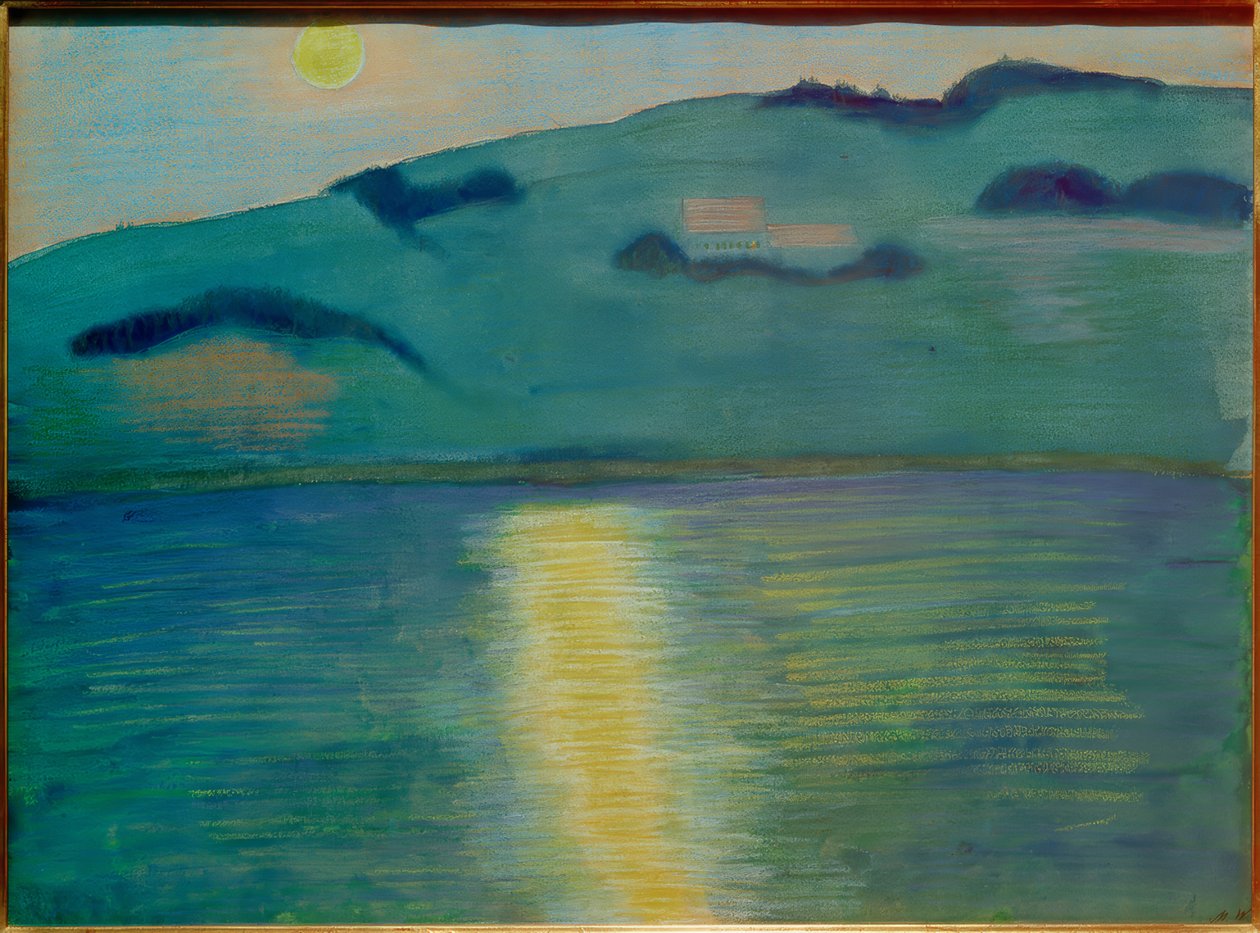 Månskenslandskap av Marianne von Werefkin