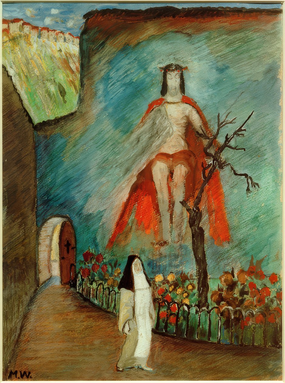 Klostergarten av Marianne von Werefkin