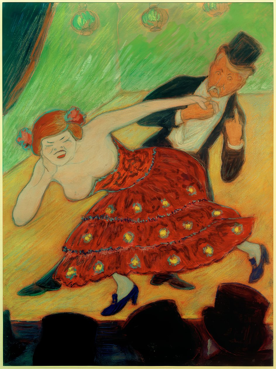 Dansande par av Marianne von Werefkin