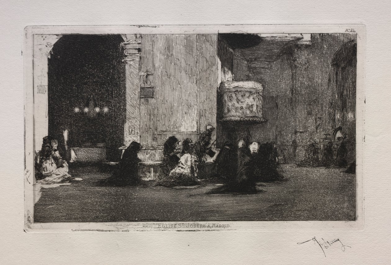 Saint Joseph Church, Madrid av Mariano Fortuny y Marsal