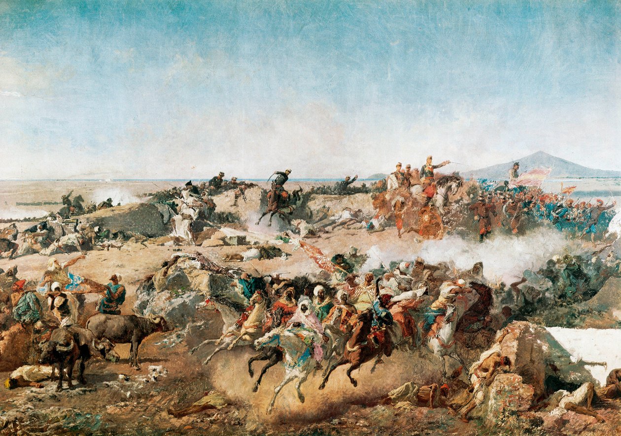 Slaget vid Tetouan (Tetouan) av Mariano Fortuny y Marsal