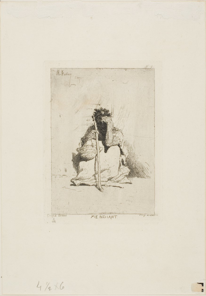 A Beggar av Mariano Fortuny y Marsal