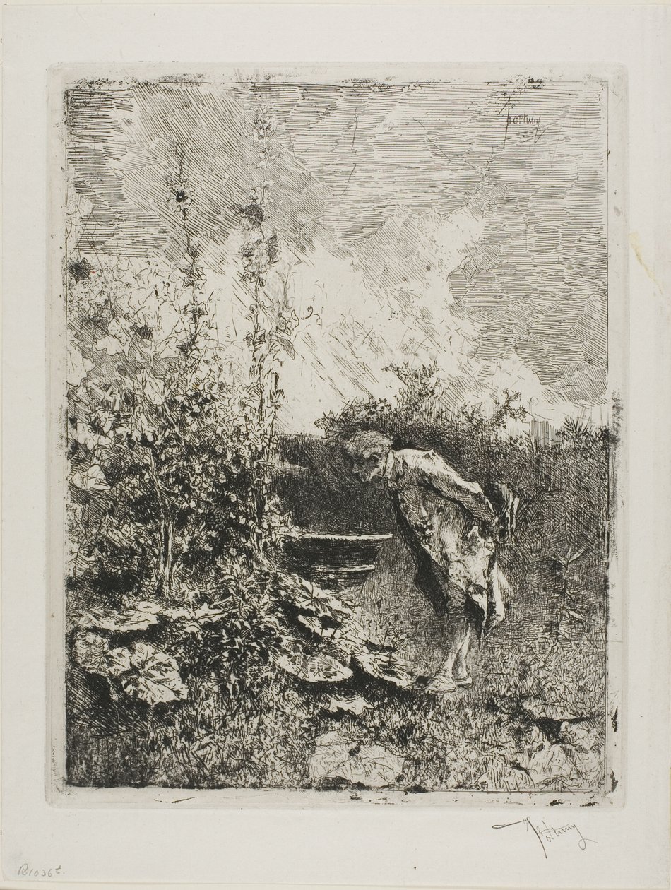 Trädgårdsälskare av Mariano Fortuny y Marsal