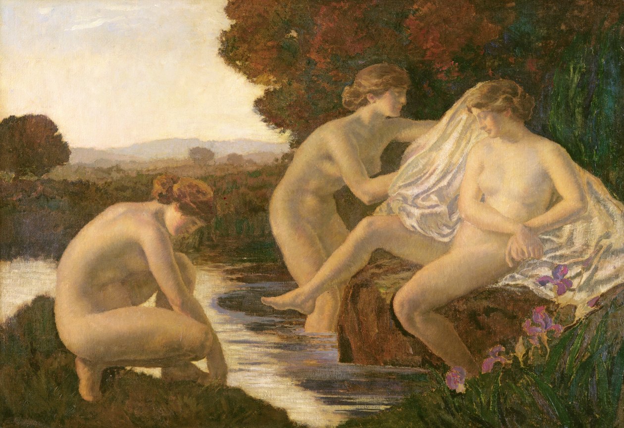 Dianas bad, 1920 av Marie Auguste Emile Rene Menard