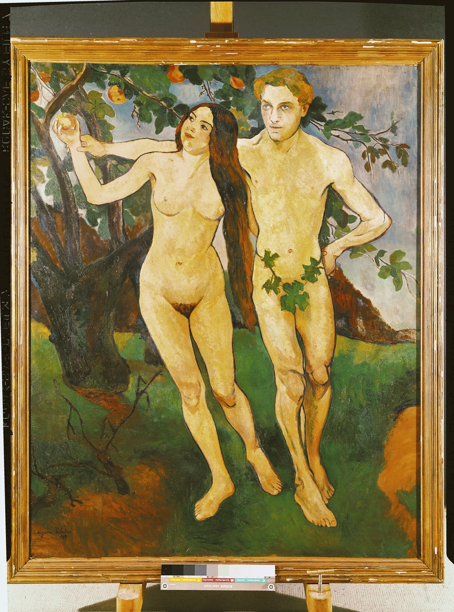 Adam och Eva, 1909 av Marie Clementine (Suzanne) Valadon