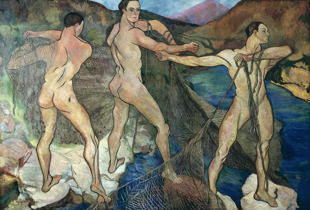 Casting the Net, 1914 av Marie Clementine (Suzanne) Valadon