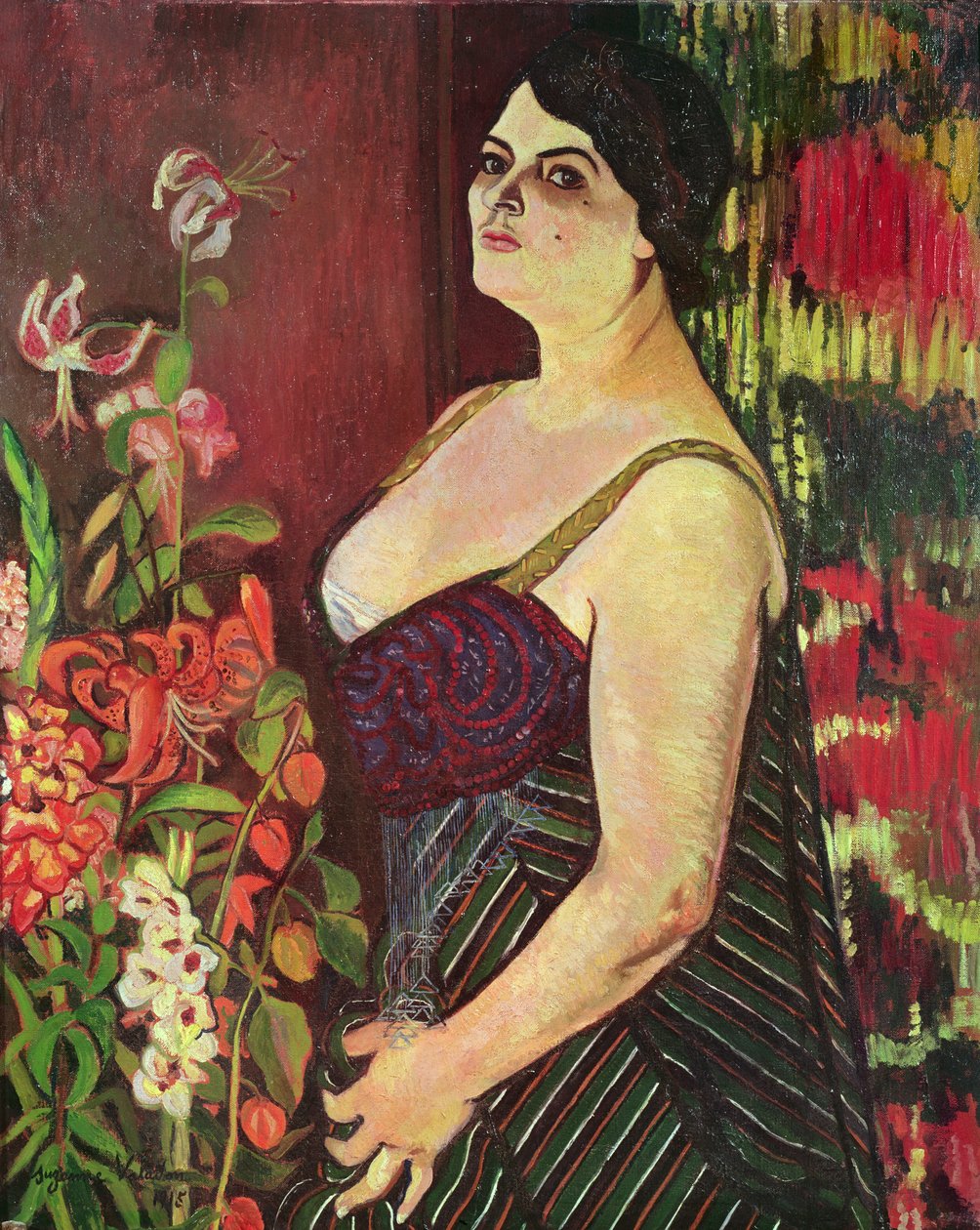 Porträtt av Madame Coquiot, 1918 av Marie Clementine (Suzanne) Valadon