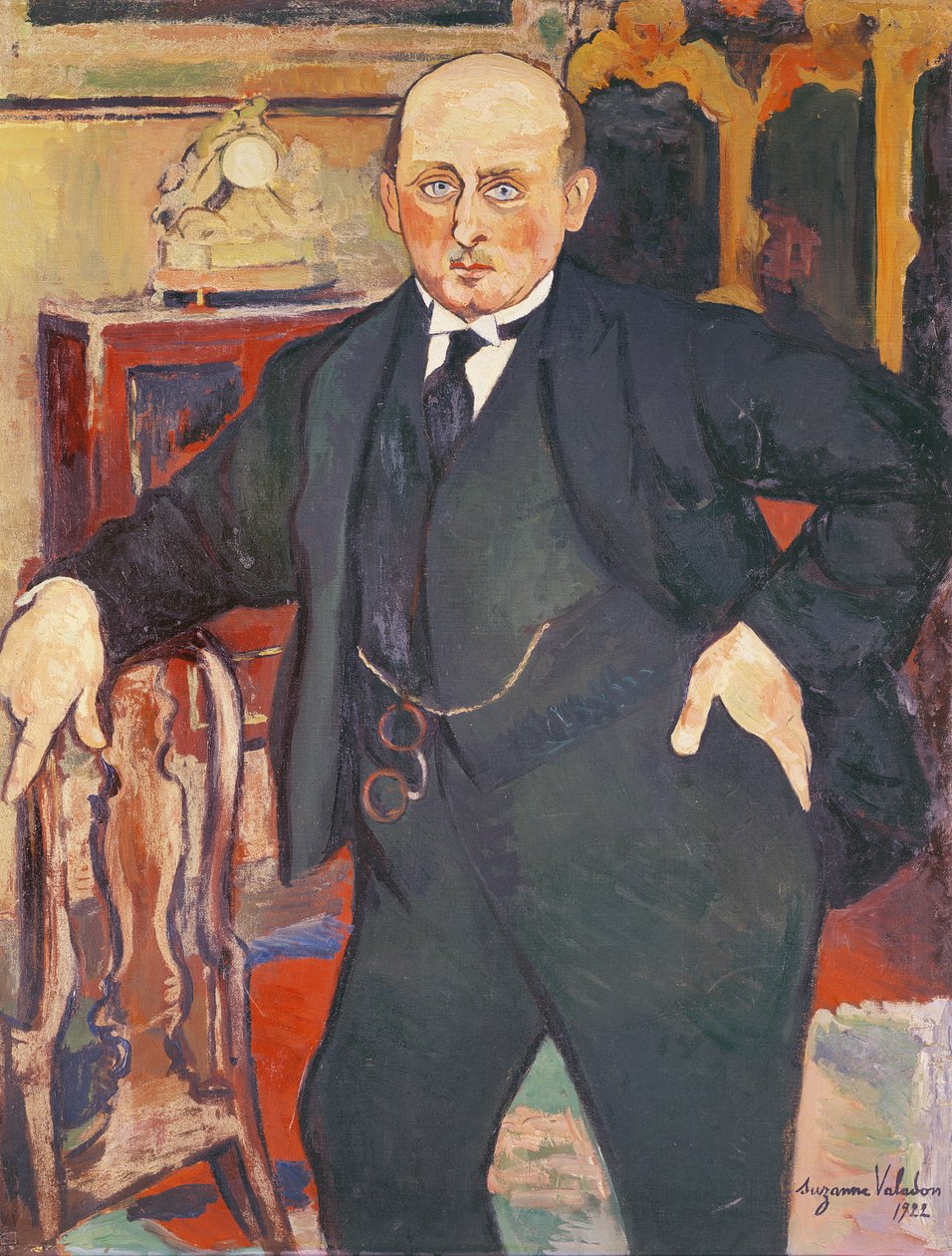 Porträtt av Monsieur Mori, 1922 av Marie Clementine (Suzanne) Valadon
