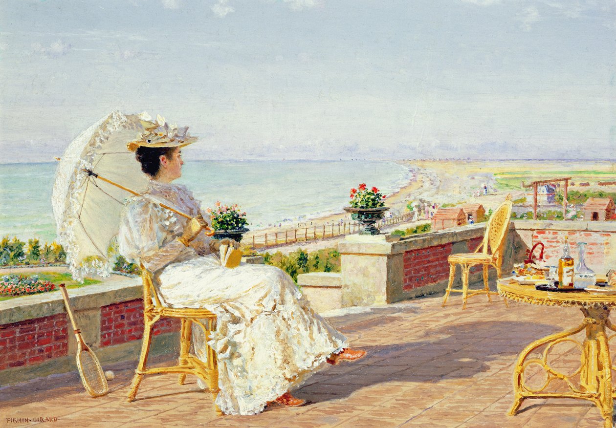 På semester av Marie Francois Firmin Girard