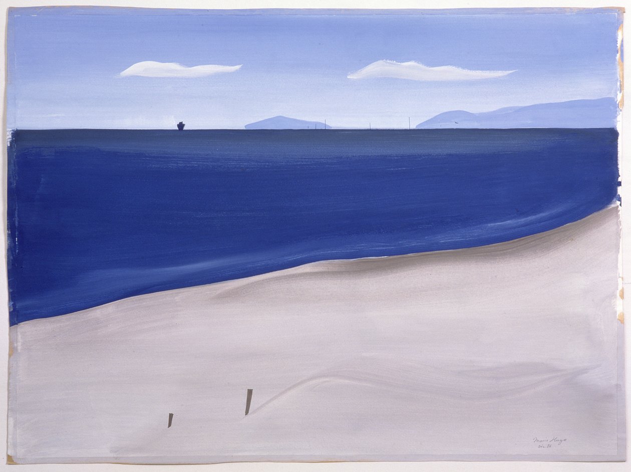 Carnon Beach, 1987 av Marie Hugo