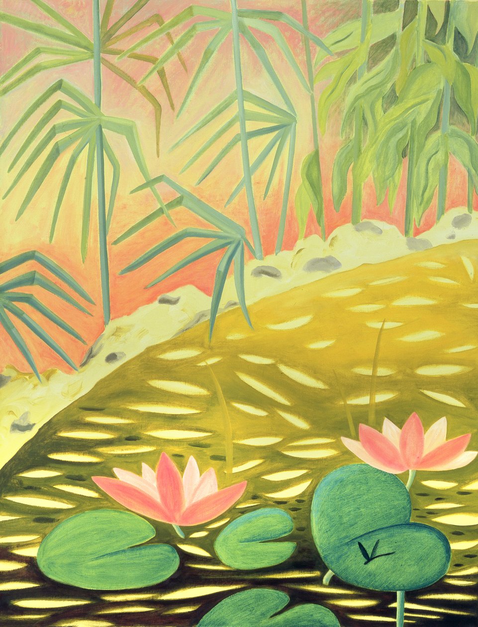 Water Lily Pond I, 1994 av Marie Hugo