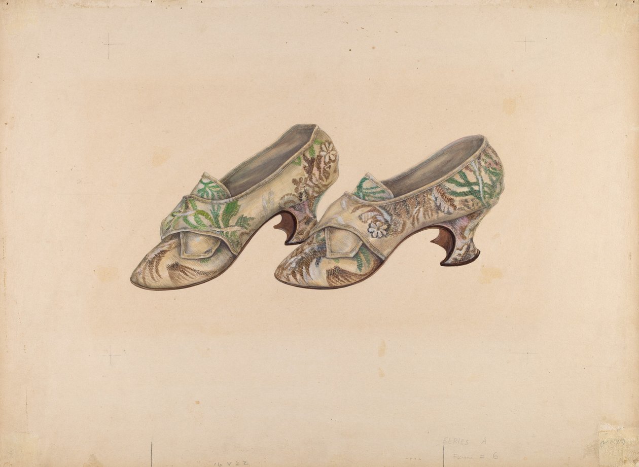 Kvinnors skor, ca. 1939. av Marie Alain
