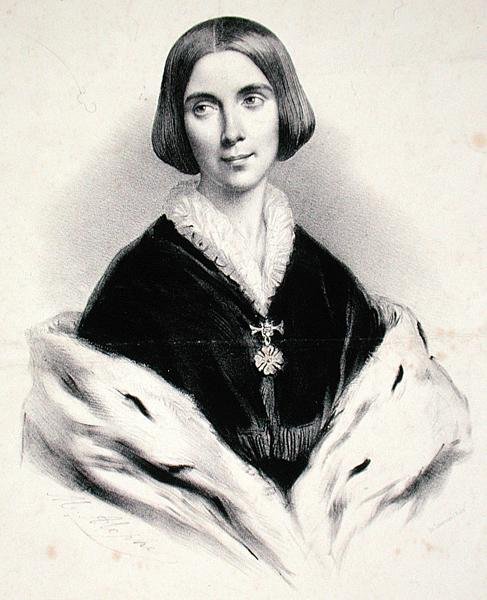 Madame Catinka de Dietz (litho) av Marie Alexandre (after) Alophe