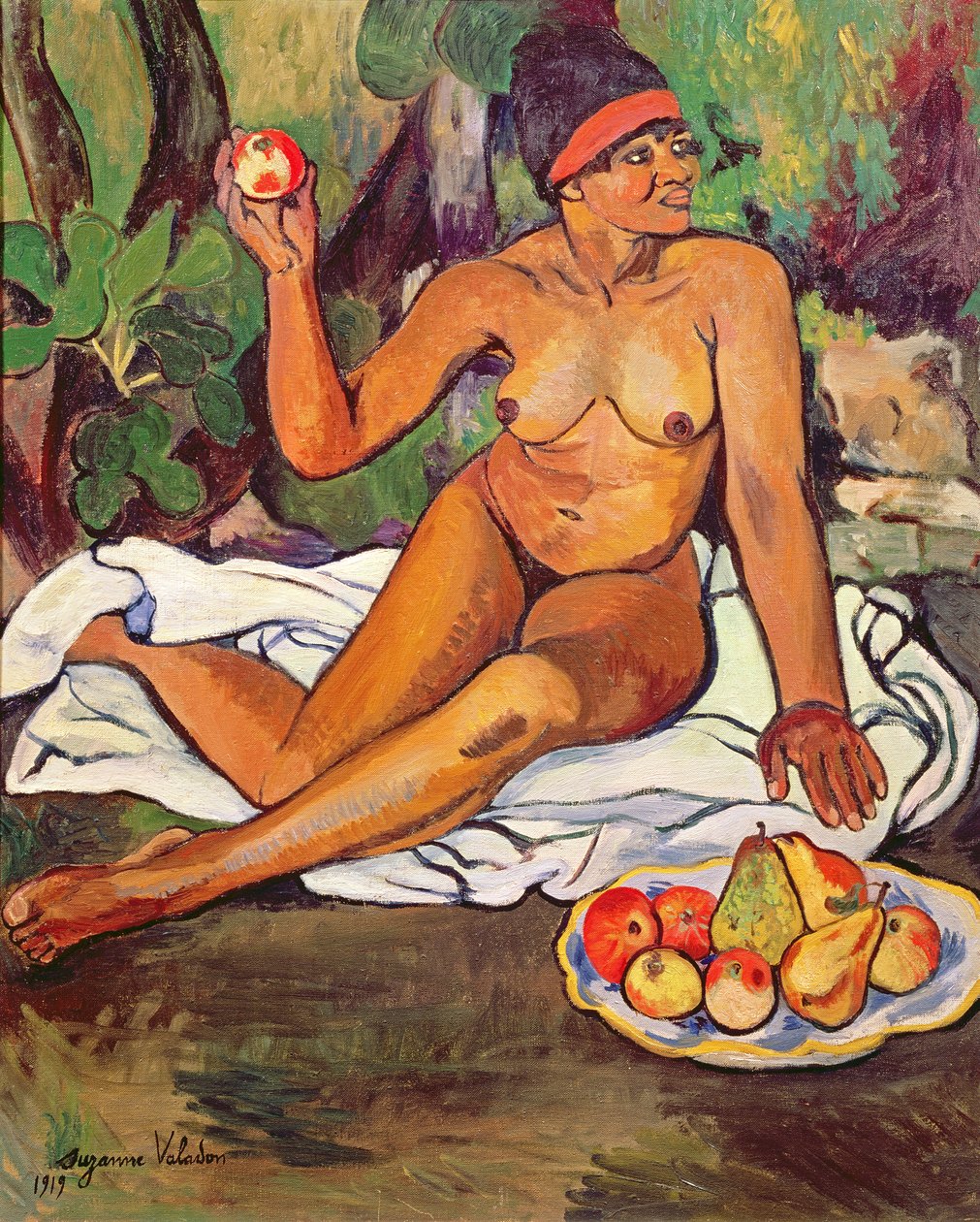 Ung halvkastkvinna av Marie Clementine (Suzanne) Valadon
