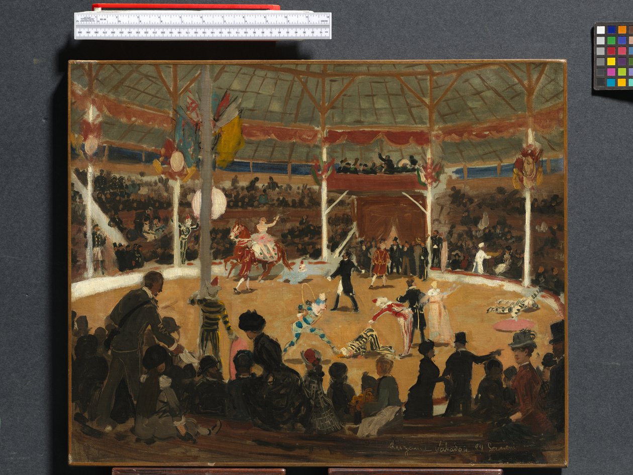 Cirkusen, 1889 av Marie Clementine Valadon