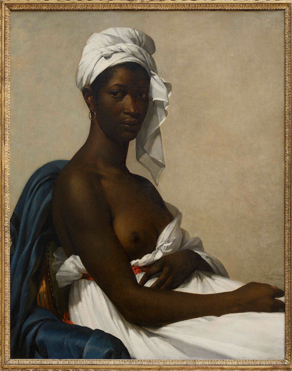 Porträtt av en svart kvinna, 1800. av Marie Guillemine Benoist