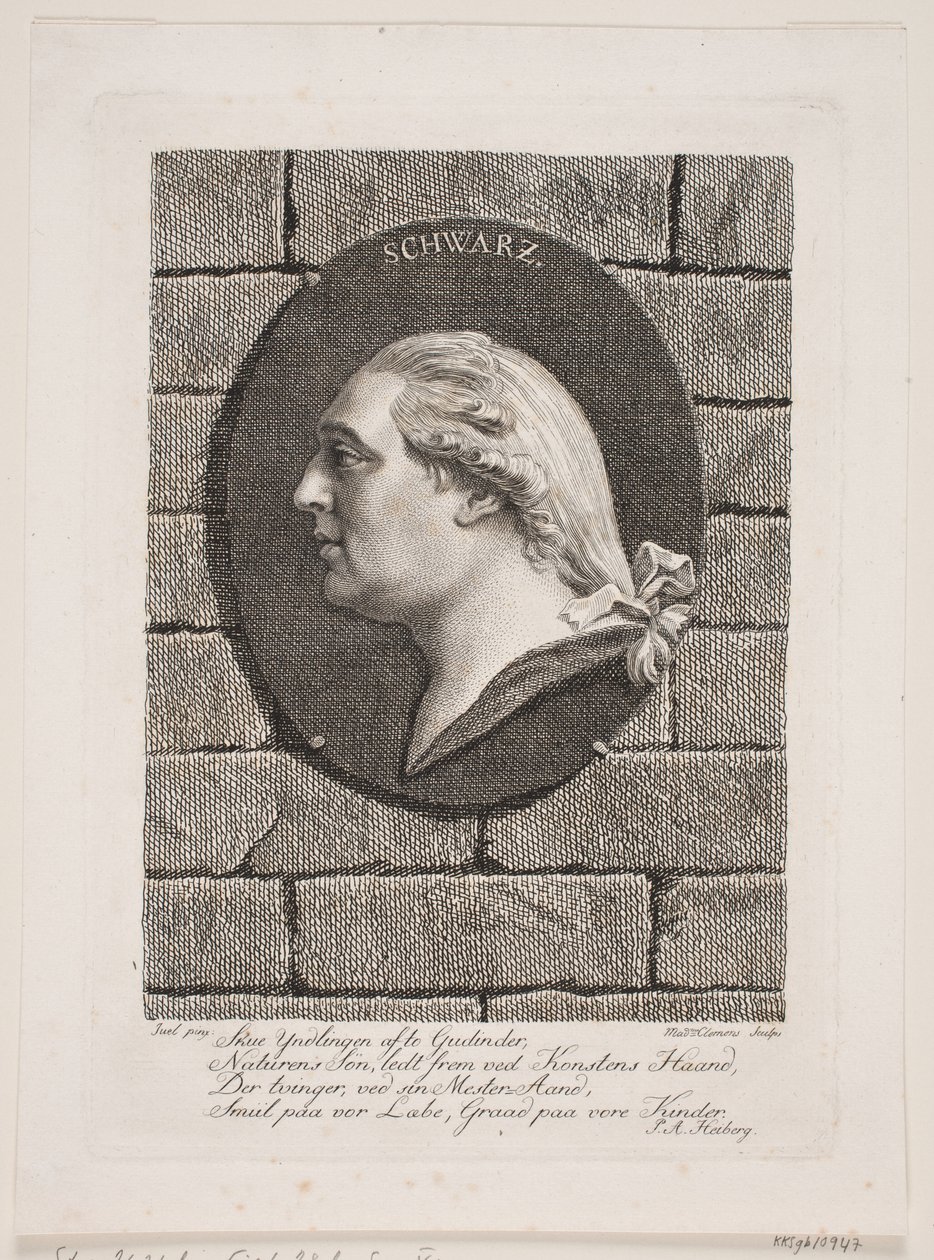 Skådespelare F. Schwartz av Marie Jeanne Clemens