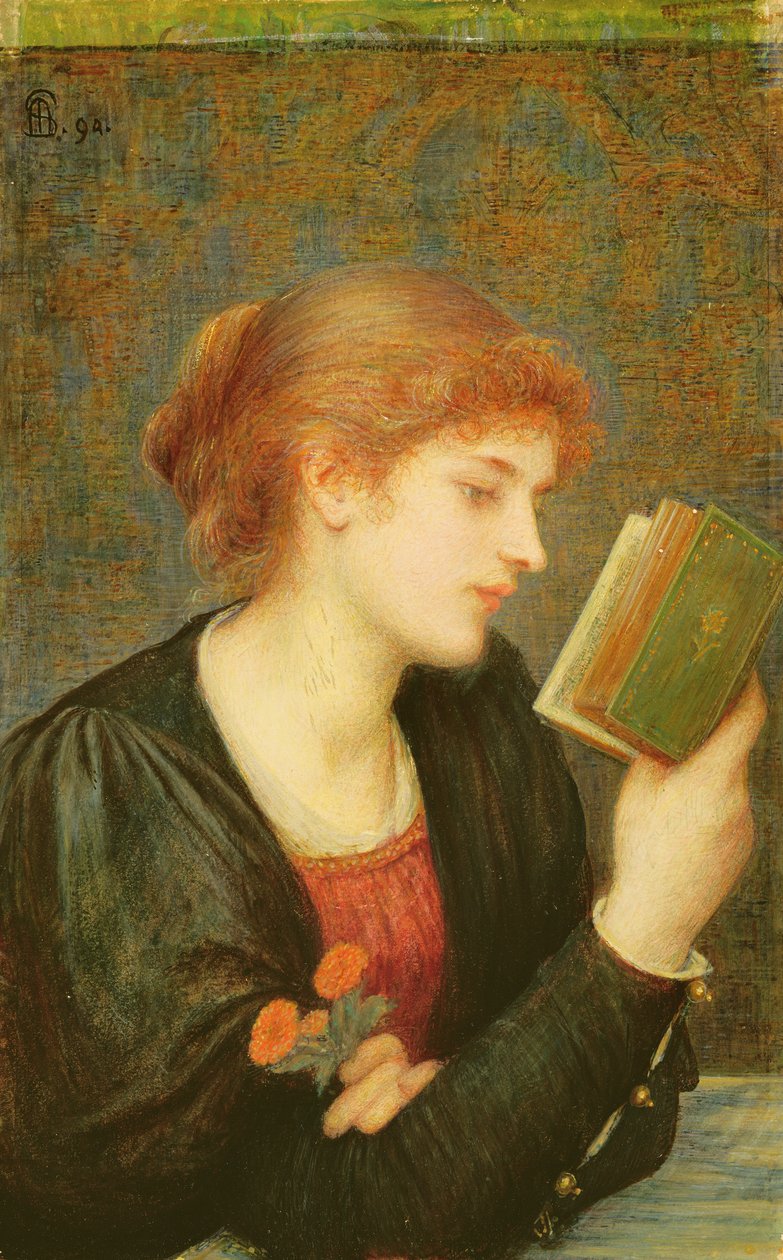 Älskar sonetter av Marie Spartali Stillman
