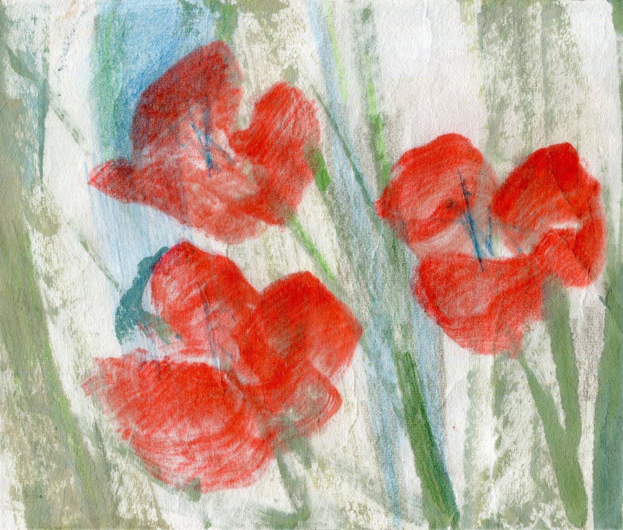 Röda blommor av Marina Falco