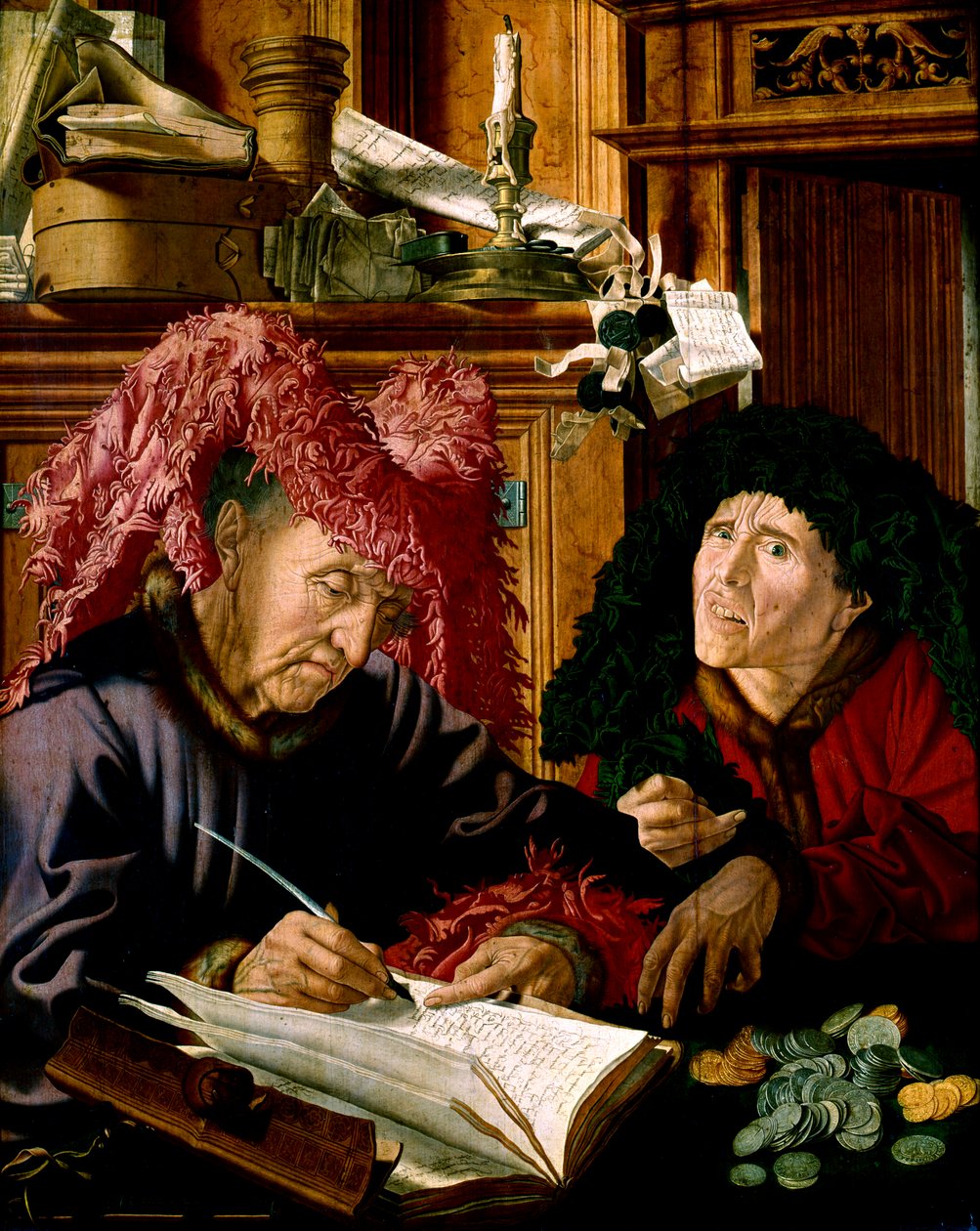 Två skatteindrivare, c.1540 av Marinus van Reymerswaele