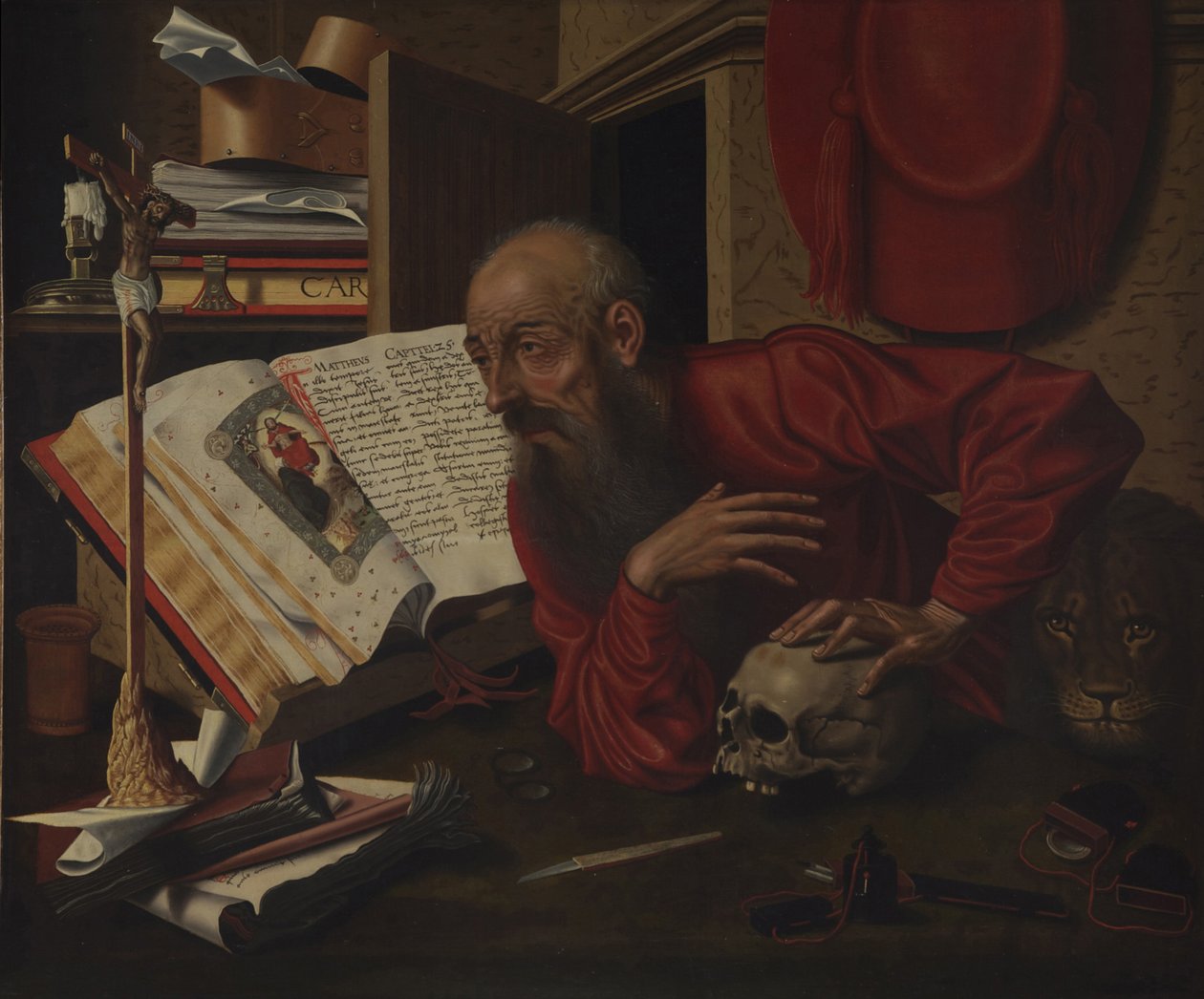 Den helige Hieronymus i sin cell av Marinus van Roejmerswaelen