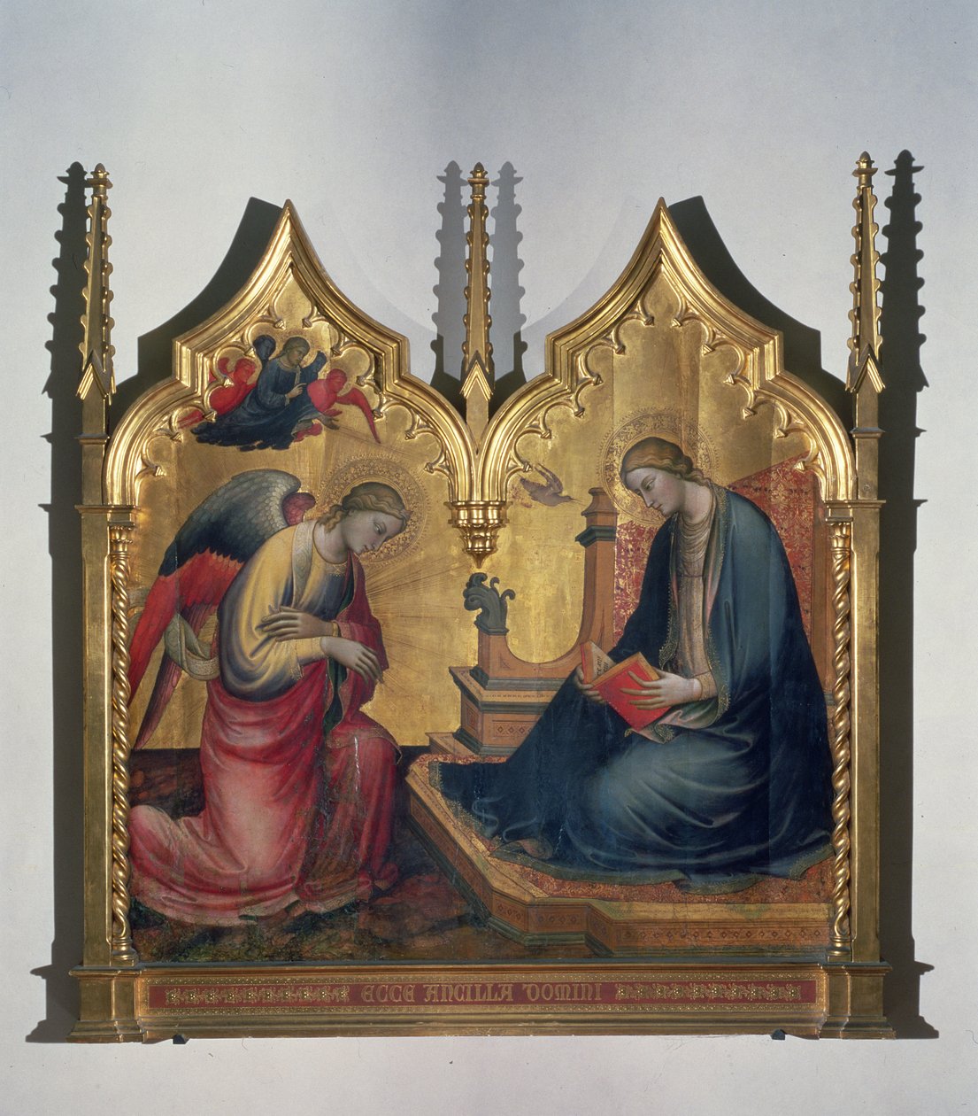 Annonciationen (tempera på panel) av Mariotto di Nardo
