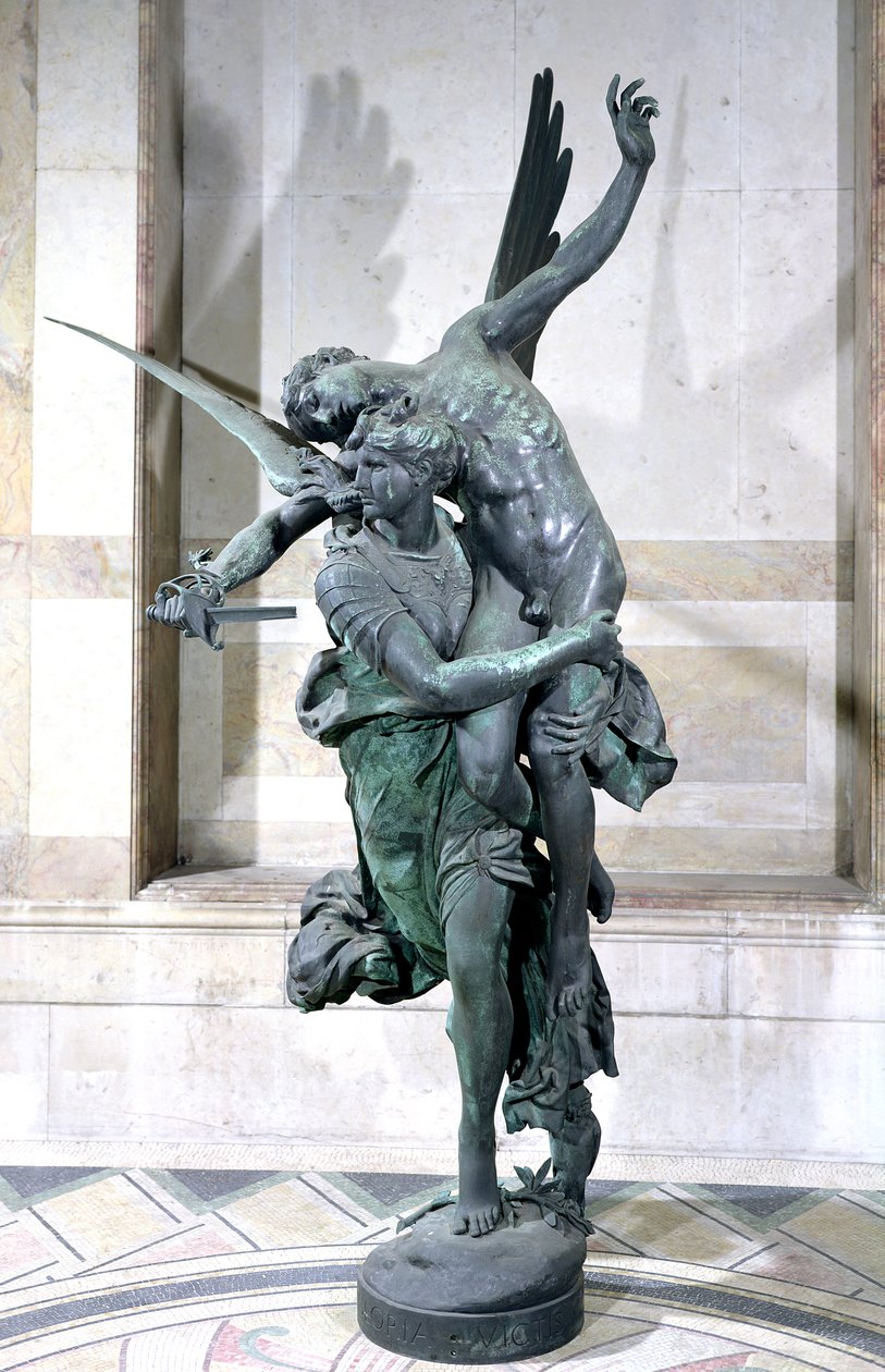 Gloria Victis, 1874 (brons) av Marius Jean Antonin Mercie