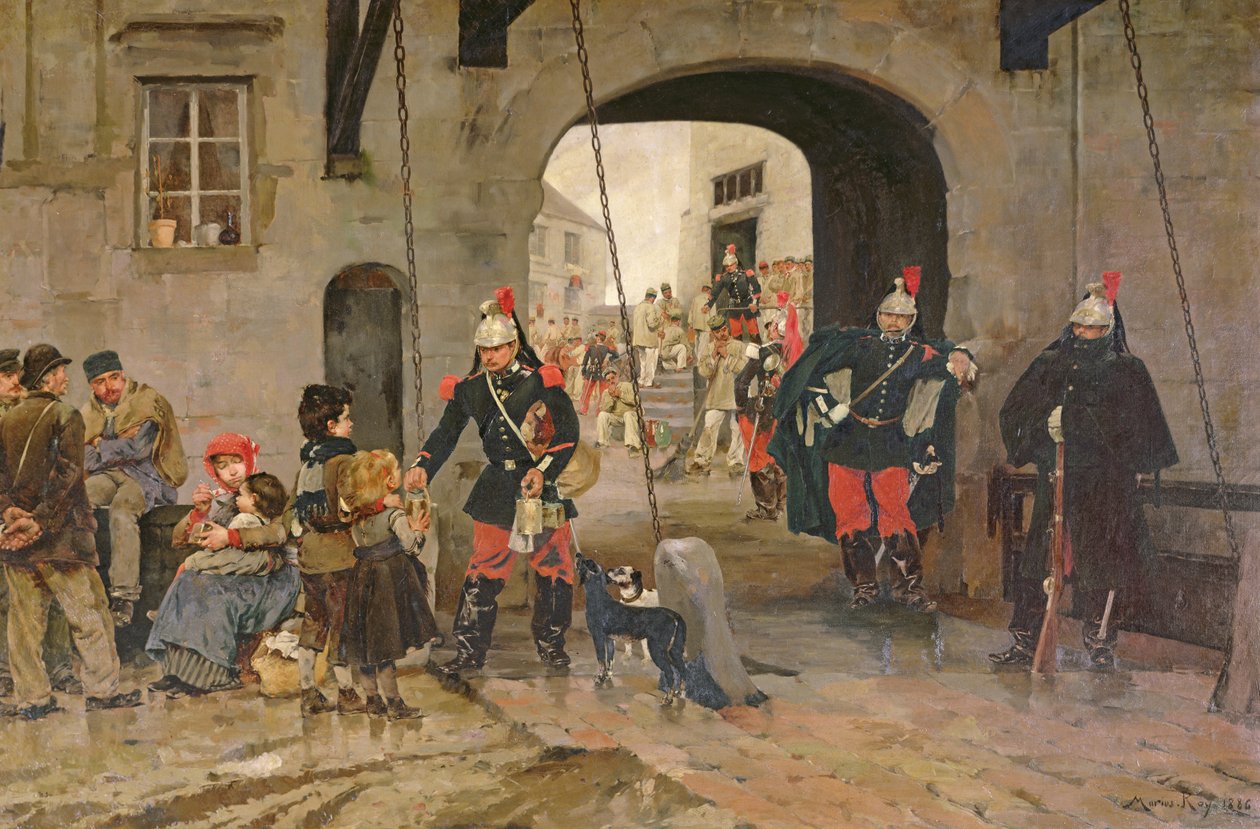 De fattiga i Paris, 1886 av Marius Roy