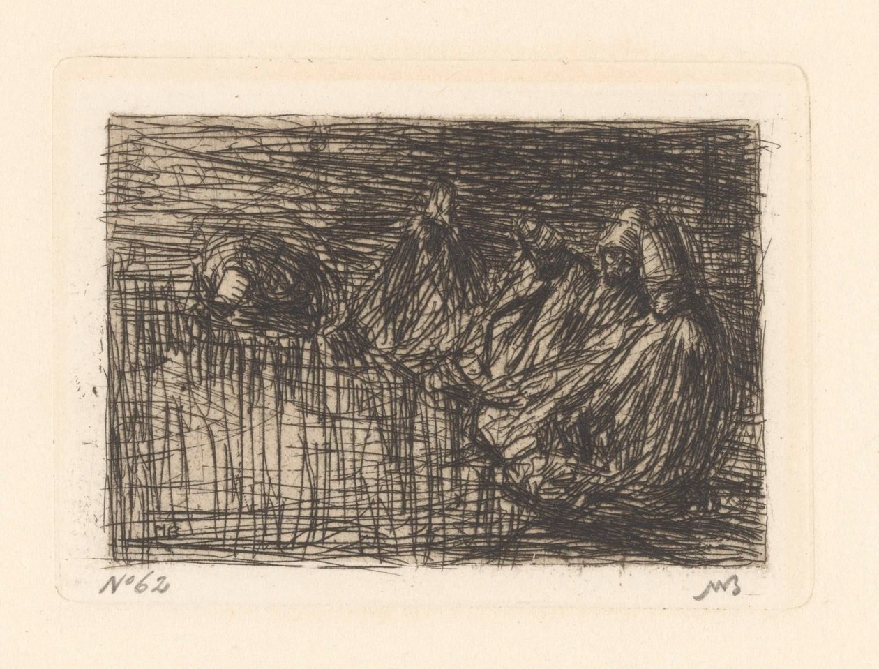 Dervisch av Marius Bauer (signed by artist)