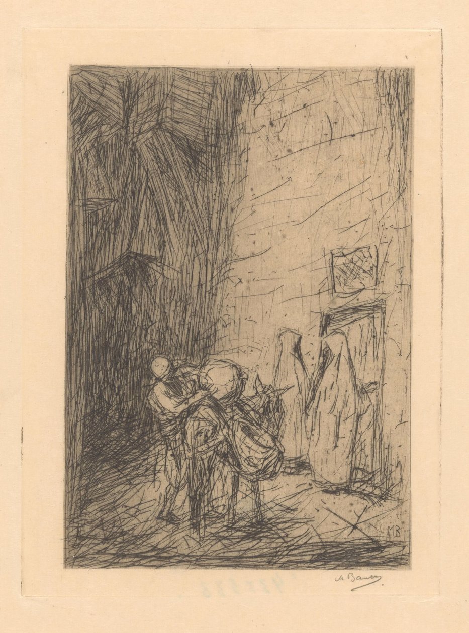 Ottomansk köpman av Marius Bauer (signed by artist)