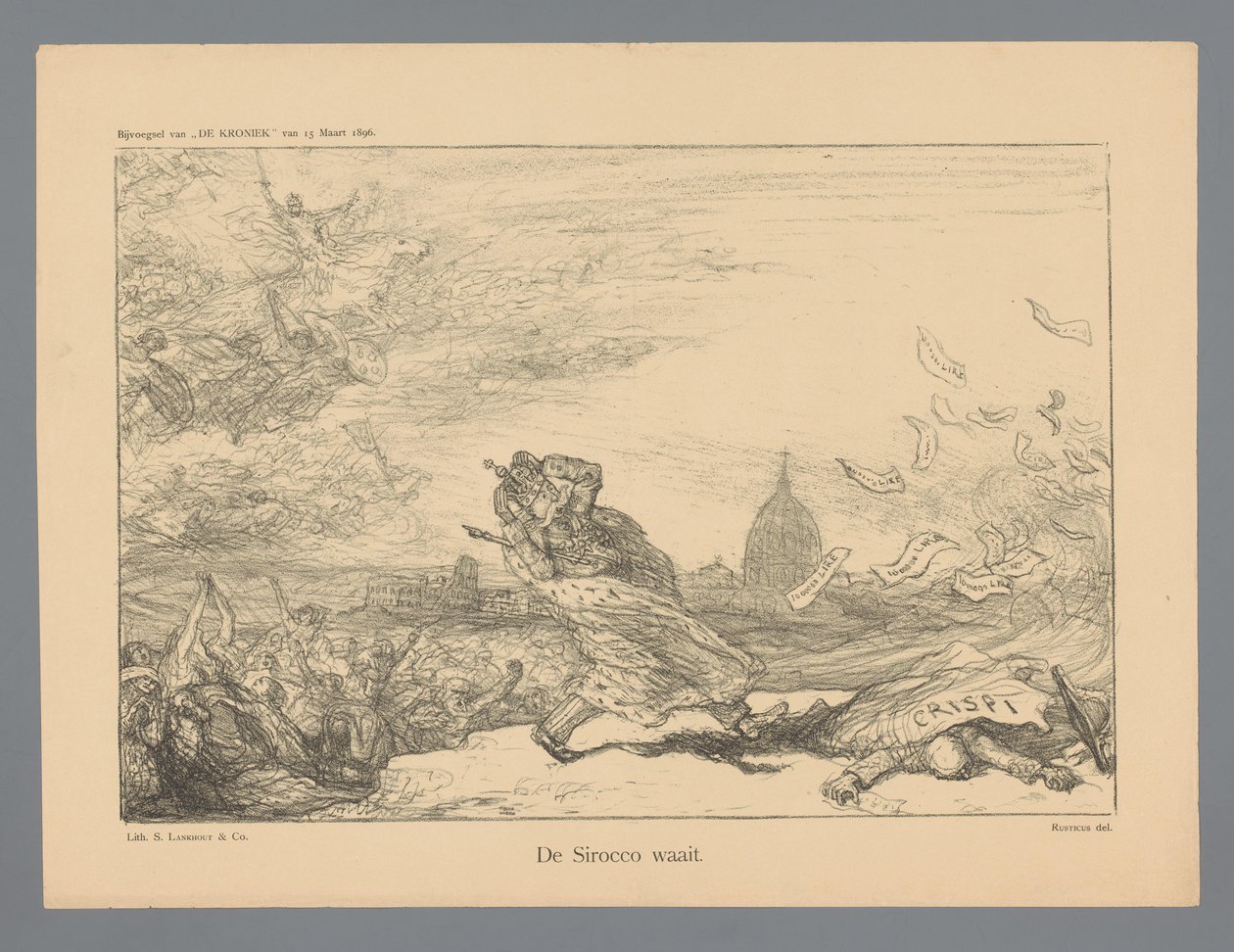 Sirocco blåser (titel på objekt) av Marius Bauer