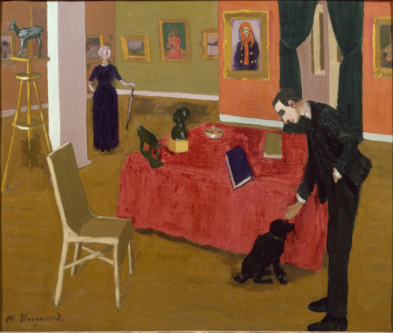 Galleri interiör av Marius Borgeaud