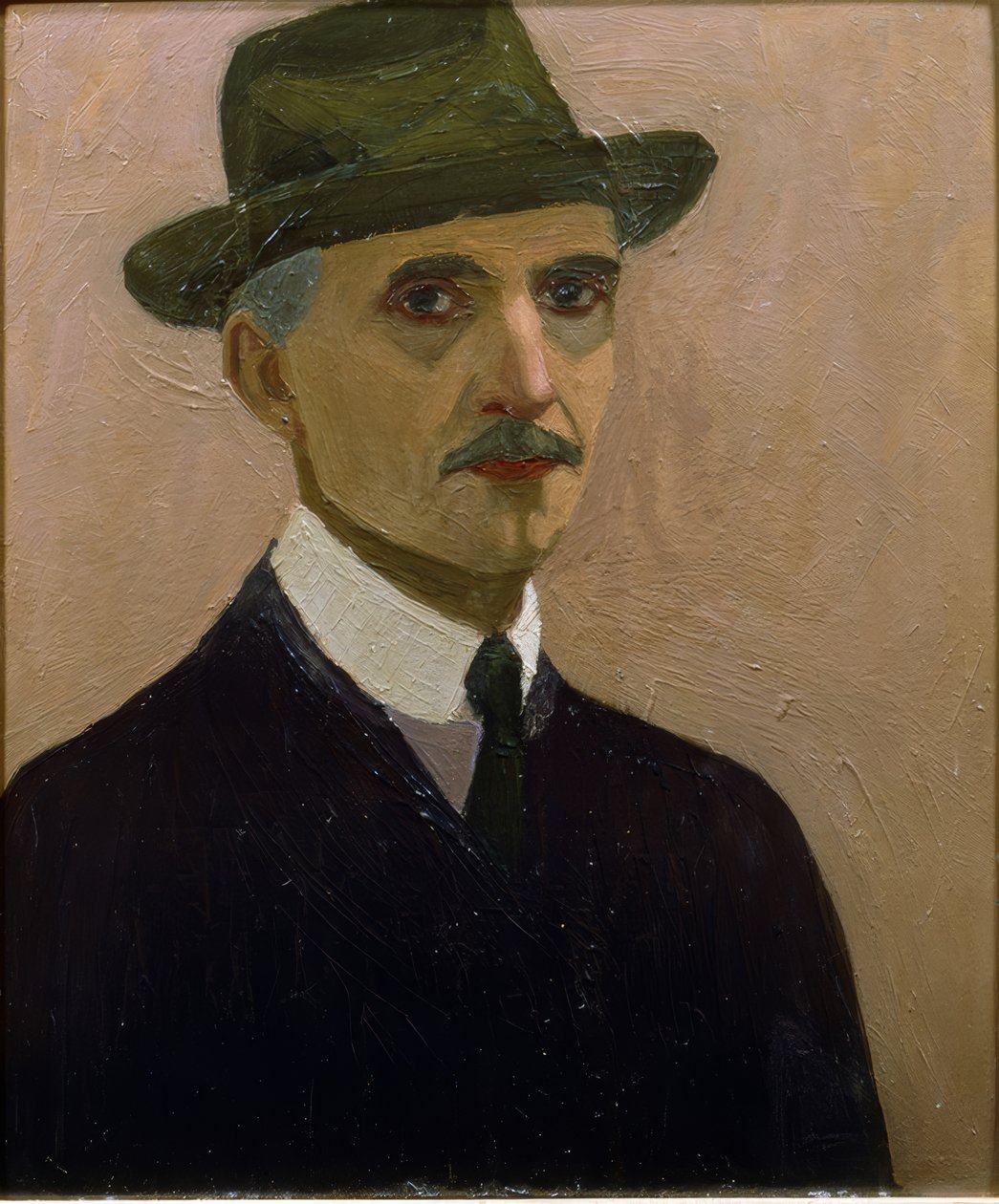 Självporträtt Marius Borgeaud av Marius Borgeaud
